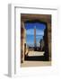 Egypt, Luxor, Great Hypostyle Hall of Karnak and Obelisk of Tutmose-Claudia Adams-Framed Photographic Print