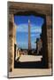 Egypt, Luxor, Great Hypostyle Hall of Karnak and Obelisk of Tutmose-Claudia Adams-Mounted Photographic Print
