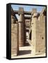 Egypt, Luxor, Karnak, Great Temple of Amon, Hypostyle Hall-null-Framed Stretched Canvas