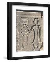 Egypt, Luxor, Karnak, Great Temple of Amon, Relief of Priest of Amon-null-Framed Giclee Print