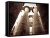 Egypt, Luxor, Karnak, Temple of Amun, Great Hypostyle Hall-Michele Falzone-Framed Stretched Canvas