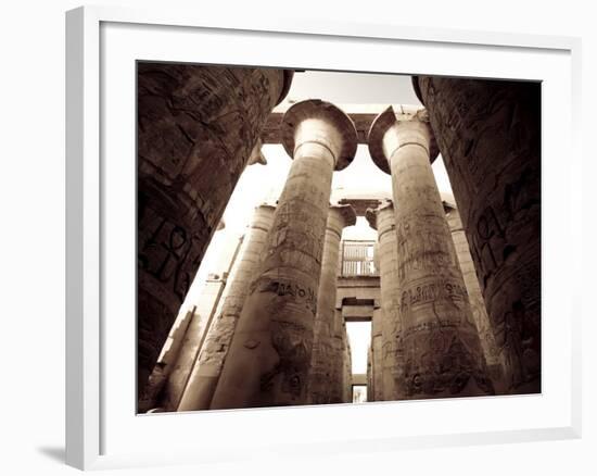 Egypt, Luxor, Karnak, Temple of Amun, Great Hypostyle Hall-Michele Falzone-Framed Photographic Print