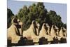 Egypt, Luxor, Ram Headed Sphinx at Karnak Temple-Claudia Adams-Mounted Photographic Print