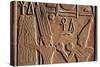 Egypt, Luxor, the God Min in the White Chapel at Karnak Temple-Claudia Adams-Stretched Canvas