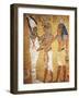 Egypt, Luxor, Thebes, Valley of the Kings, Tutankhamen's Tomb, Detail of the Frescos-null-Framed Giclee Print