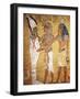 Egypt, Luxor, Thebes, Valley of the Kings, Tutankhamen's Tomb, Detail of the Frescos-null-Framed Giclee Print