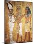 Egypt, Luxor, Thebes, Valley of the Kings, Tutankhamen's Tomb, Detail of the Frescos-null-Mounted Giclee Print