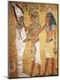Egypt, Luxor, Thebes, Valley of the Kings, Tutankhamen's Tomb, Detail of the Frescos-null-Mounted Giclee Print