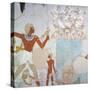 Egypt, Luxor, Tomb of Royal Cupbearer Suemnut, Mural Paintings, Votive Offerings-null-Stretched Canvas