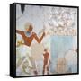 Egypt, Luxor, Tomb of Royal Cupbearer Suemnut, Mural Paintings, Votive Offerings-null-Framed Stretched Canvas