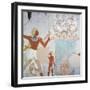 Egypt, Luxor, Tomb of Royal Cupbearer Suemnut, Mural Paintings, Votive Offerings-null-Framed Giclee Print