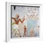 Egypt, Luxor, Tomb of Royal Cupbearer Suemnut, Mural Paintings, Votive Offerings-null-Framed Giclee Print