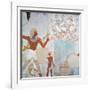 Egypt, Luxor, Tomb of Royal Cupbearer Suemnut, Mural Paintings, Votive Offerings-null-Framed Giclee Print