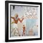 Egypt, Luxor, Tomb of Royal Cupbearer Suemnut, Mural Paintings, Votive Offerings-null-Framed Giclee Print