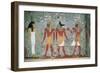 Egypt, Luxor, Valley of the Kings, Tomb of Horemheb, Mural Painting-null-Framed Giclee Print