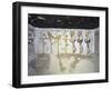 Egypt, Luxor, Valley of the Kings, Tomb of Ramses III, Mural Painting of Heads of Divinities-null-Framed Giclee Print