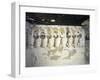 Egypt, Luxor, Valley of the Kings, Tomb of Ramses III, Mural Painting of Heads of Divinities-null-Framed Giclee Print