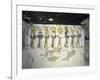 Egypt, Luxor, Valley of the Kings, Tomb of Ramses III, Mural Painting of Heads of Divinities-null-Framed Giclee Print