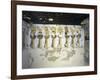 Egypt, Luxor, Valley of the Kings, Tomb of Ramses III, Mural Painting of Heads of Divinities-null-Framed Giclee Print