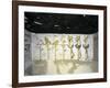 Egypt, Luxor, Valley of the Kings, Tomb of Ramses III, Mural Painting of Heads of Divinities-null-Framed Giclee Print