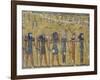 Egypt, Luxor, Valley of the Kings, Tomb of Seti I, Mural Painting of Gods from Nineteenth Dynasty-null-Framed Giclee Print