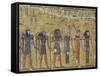 Egypt, Luxor, Valley of the Kings, Tomb of Seti I, Mural Painting of Gods from Nineteenth Dynasty-null-Framed Stretched Canvas