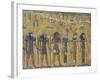 Egypt, Luxor, Valley of the Kings, Tomb of Seti I, Mural Painting of Gods from Nineteenth Dynasty-null-Framed Giclee Print