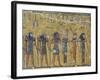 Egypt, Luxor, Valley of the Kings, Tomb of Seti I, Mural Painting of Gods from Nineteenth Dynasty-null-Framed Giclee Print