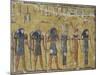 Egypt, Luxor, Valley of the Kings, Tomb of Seti I, Mural Painting of Gods from Nineteenth Dynasty-null-Mounted Giclee Print