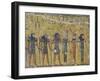 Egypt, Luxor, Valley of the Kings, Tomb of Seti I, Mural Painting of Gods from Nineteenth Dynasty-null-Framed Giclee Print