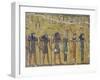 Egypt, Luxor, Valley of the Kings, Tomb of Seti I, Mural Painting of Gods from Nineteenth Dynasty-null-Framed Giclee Print