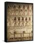 Egypt, Luxor, Valley of the Kings, Tomb of Seti I, Relief of Painted Scenes from Book of Gates-null-Framed Stretched Canvas