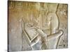 Egypt, Luxor, Valley of the Kings, Tomb of Seti II, Entrance Relief of Ra from Nineteenth Dynasty-null-Stretched Canvas