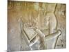 Egypt, Luxor, Valley of the Kings, Tomb of Seti II, Entrance Relief of Ra from Nineteenth Dynasty-null-Mounted Giclee Print