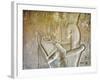 Egypt, Luxor, Valley of the Kings, Tomb of Seti II, Entrance Relief of Ra from Nineteenth Dynasty-null-Framed Giclee Print