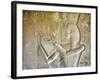 Egypt, Luxor, Valley of the Kings, Tomb of Seti II, Entrance Relief of Ra from Nineteenth Dynasty-null-Framed Giclee Print