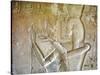 Egypt, Luxor, Valley of the Kings, Tomb of Seti II, Entrance Relief of Ra from Nineteenth Dynasty-null-Stretched Canvas