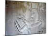 Egypt, Luxor, Valley of the Kings, Tomb of Seti II, Entrance Relief of Ra from Nineteenth Dynasty-null-Mounted Giclee Print