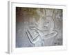 Egypt, Luxor, Valley of the Kings, Tomb of Seti II, Entrance Relief of Ra from Nineteenth Dynasty-null-Framed Giclee Print