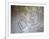 Egypt, Luxor, Valley of the Kings, Tomb of Seti II, Entrance Relief of Ra from Nineteenth Dynasty-null-Framed Giclee Print