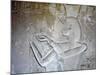 Egypt, Luxor, Valley of the Kings, Tomb of Seti II, Entrance Relief of Ra from Nineteenth Dynasty-null-Mounted Giclee Print
