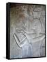 Egypt, Luxor, Valley of the Kings, Tomb of Seti II, Entrance Relief of Ra from Nineteenth Dynasty-null-Framed Stretched Canvas