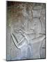 Egypt, Luxor, Valley of the Kings, Tomb of Seti II, Entrance Relief of Ra from Nineteenth Dynasty-null-Mounted Giclee Print