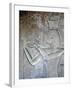 Egypt, Luxor, Valley of the Kings, Tomb of Seti II, Entrance Relief of Ra from Nineteenth Dynasty-null-Framed Giclee Print