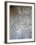 Egypt, Luxor, Valley of the Kings, Tomb of Seti II, Entrance Relief of Ra from Nineteenth Dynasty-null-Framed Giclee Print