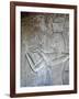 Egypt, Luxor, Valley of the Kings, Tomb of Seti II, Entrance Relief of Ra from Nineteenth Dynasty-null-Framed Giclee Print