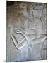 Egypt, Luxor, Valley of the Kings, Tomb of Seti II, Entrance Relief of Ra from Nineteenth Dynasty-null-Mounted Giclee Print