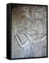 Egypt, Luxor, Valley of the Kings, Tomb of Seti II, Entrance Relief of Ra from Nineteenth Dynasty-null-Framed Stretched Canvas