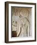 Egypt, Luxor, Valley of the Kings, Tomb of Seti II, Entrance Relief of Ra from Nineteenth Dynasty-null-Framed Giclee Print