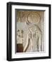 Egypt, Luxor, Valley of the Kings, Tomb of Seti II, Entrance Relief of Ra from Nineteenth Dynasty-null-Framed Giclee Print